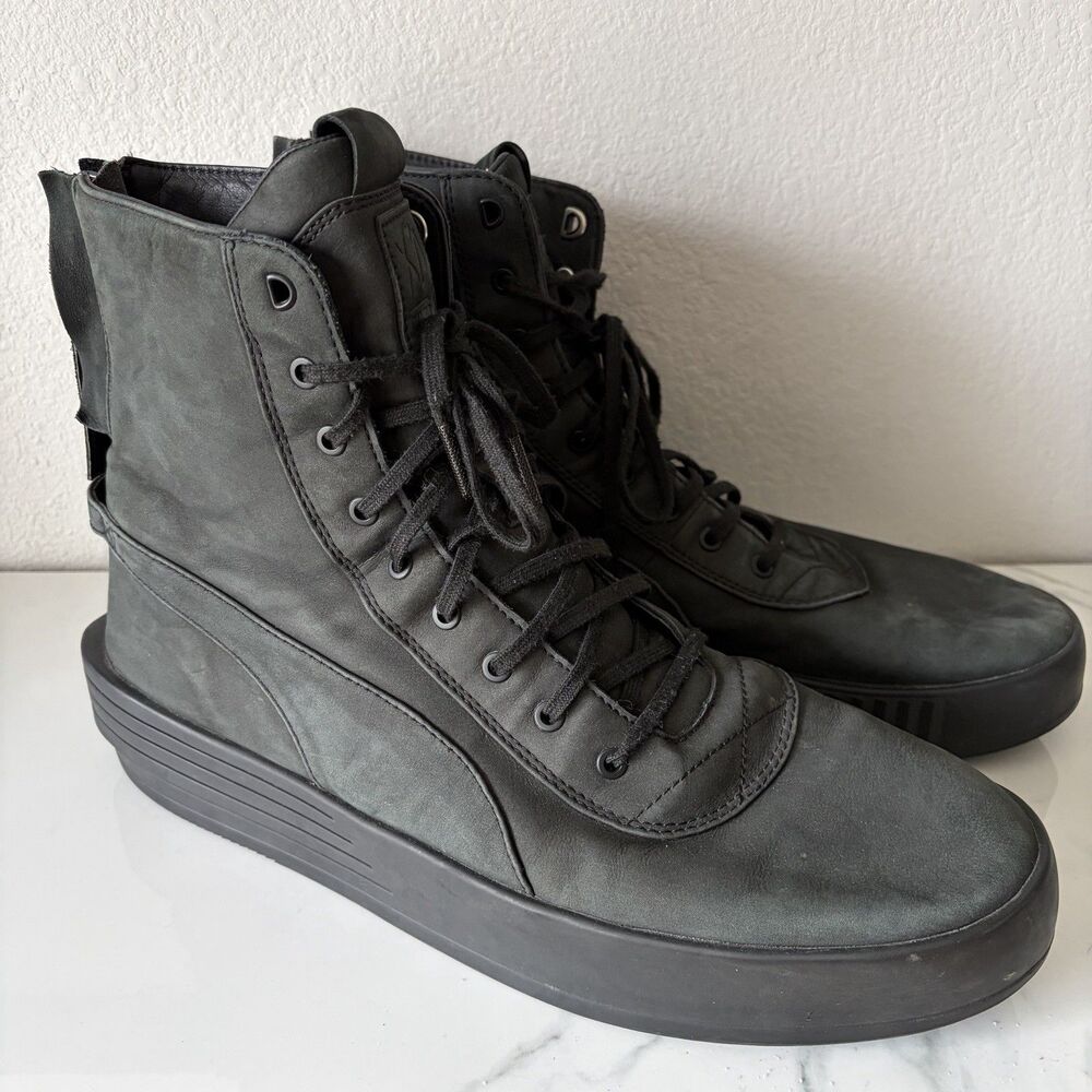 Puma XO The Weeknd Parallel Triple Black Sneakers US Size 13